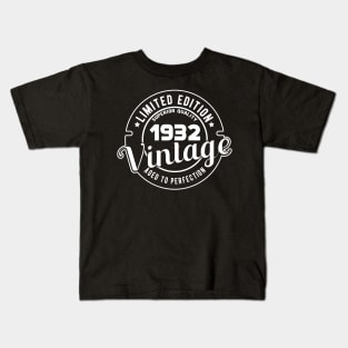 1932 VINTAGE - BIRTHDAY GIFT Kids T-Shirt